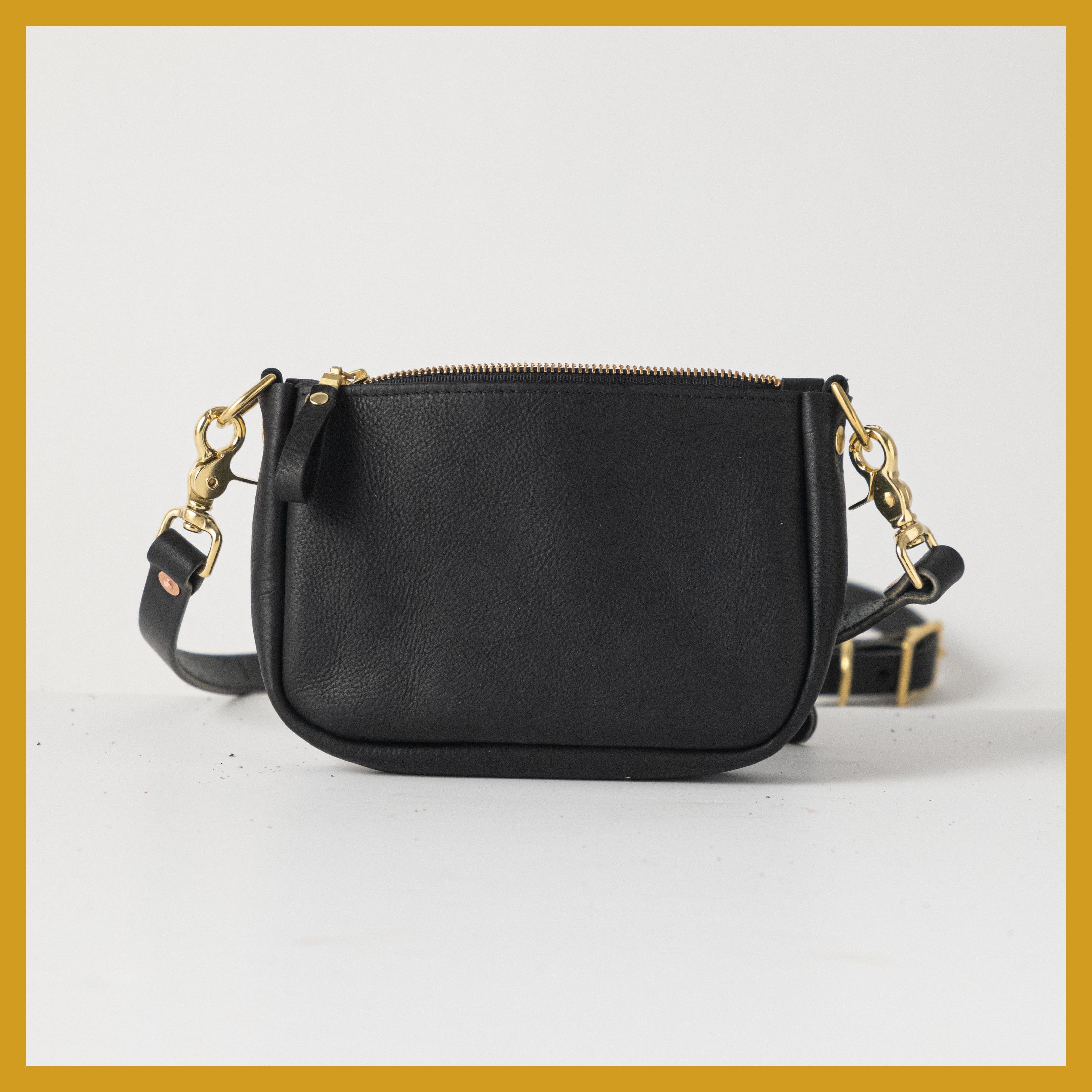 Scratch-and-Dent Black Kodiak Mini Crossbody Bag
