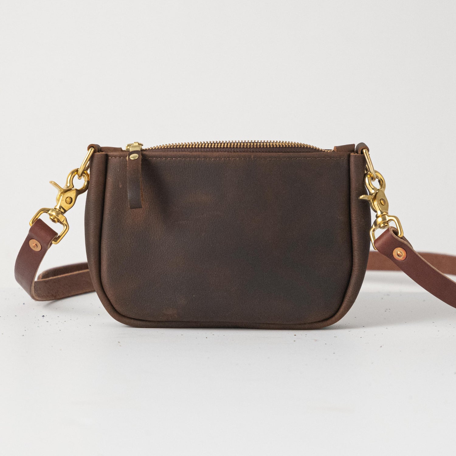 Brown Kodiak Mini Crossbody Bag