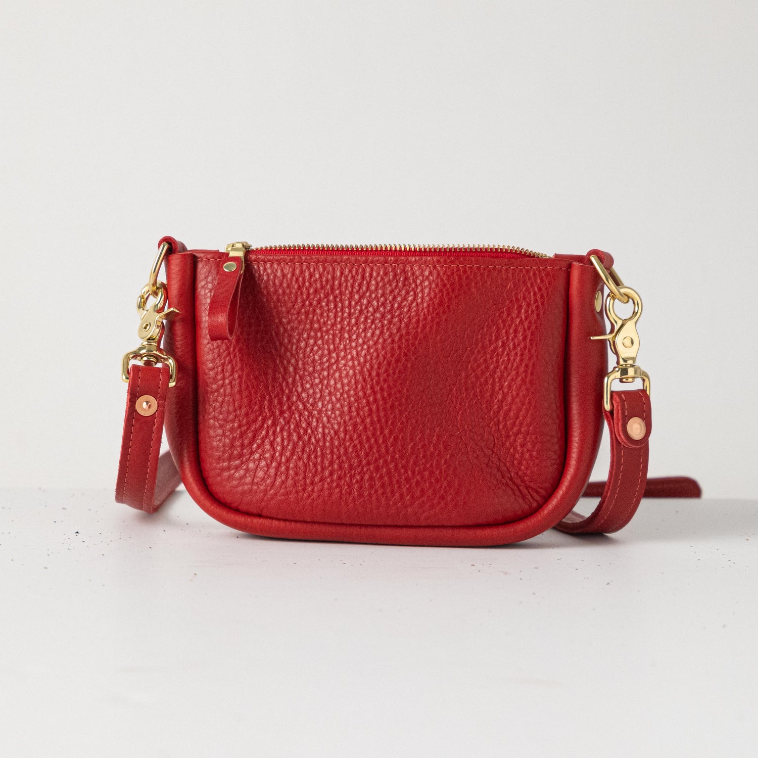 Scratch-and-Dent Red Cypress Mini Crossbody Bag