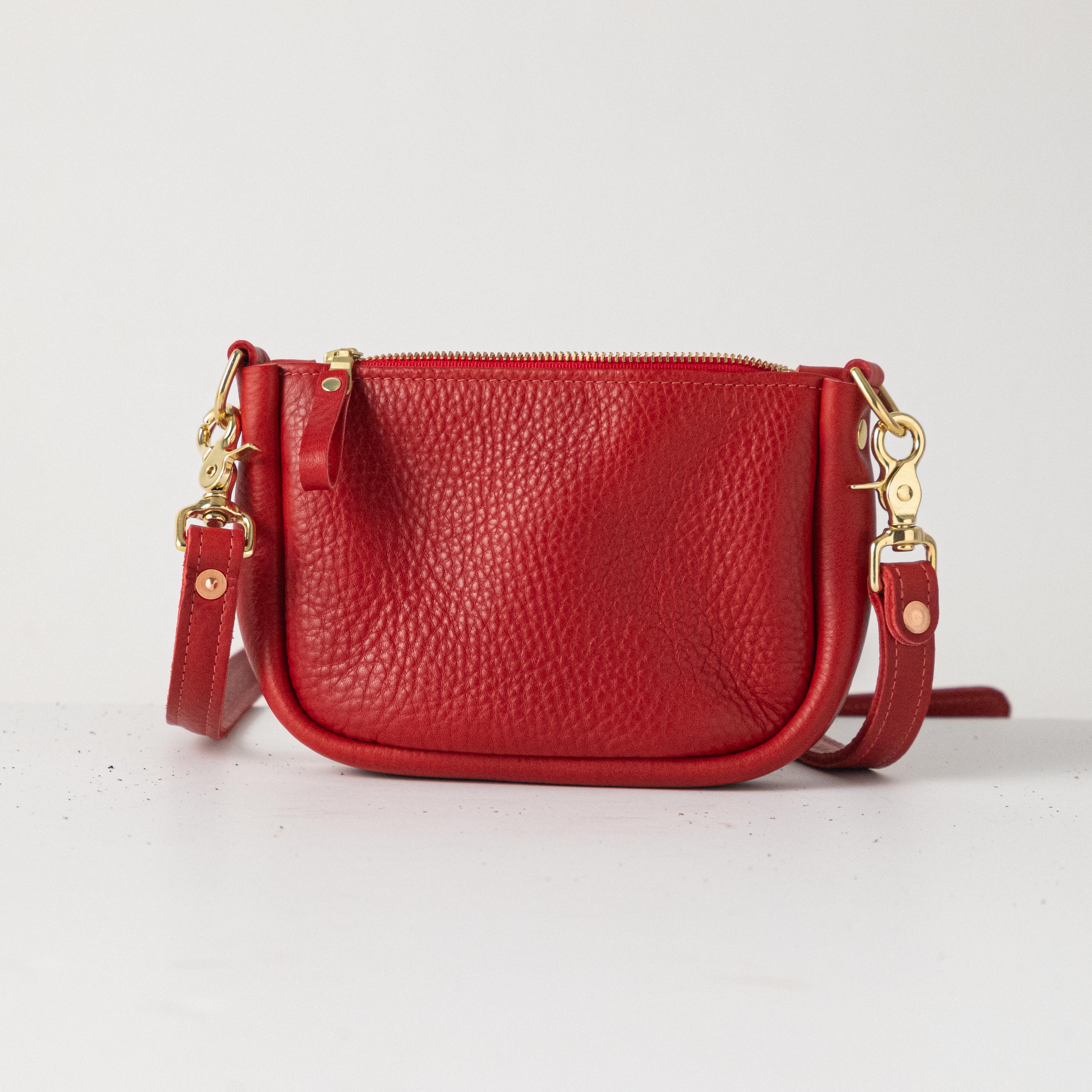 Scratch-and-Dent Red Cypress Mini Crossbody Bag