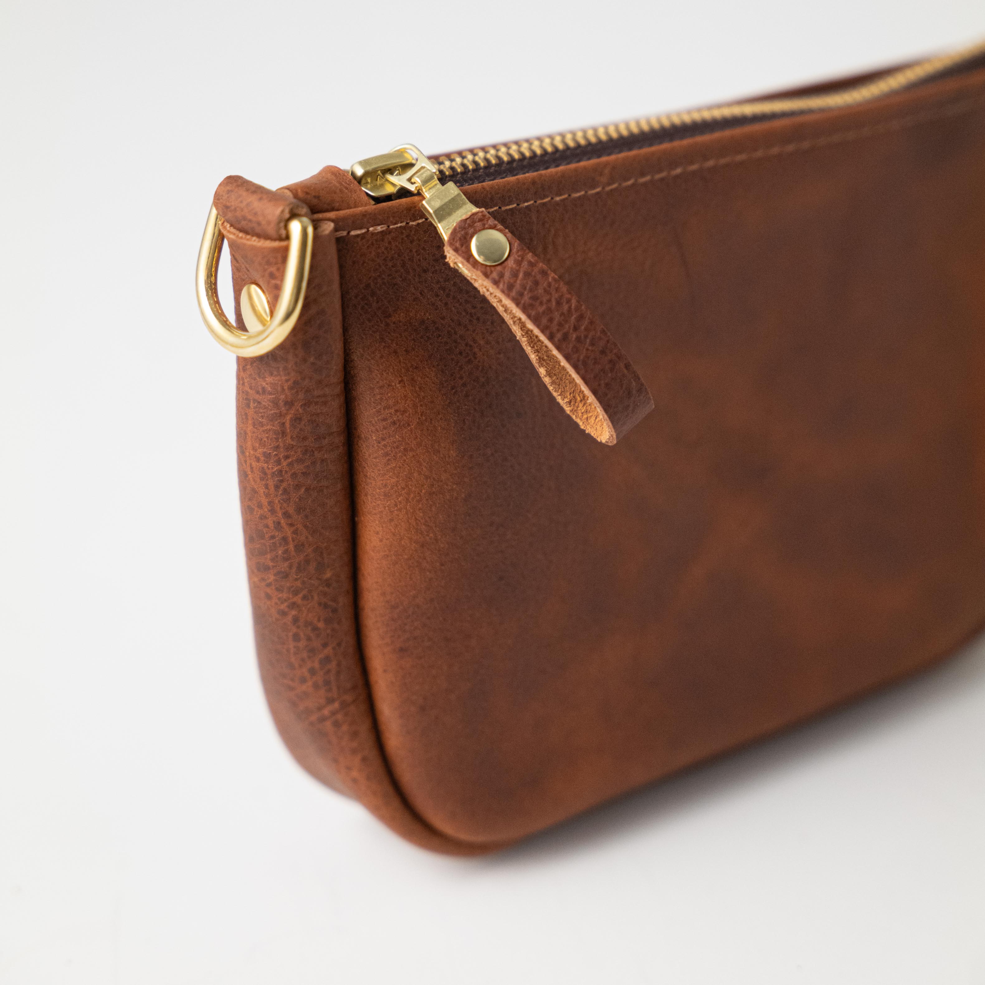 Tan Kodiak Mini Crossbody Bag