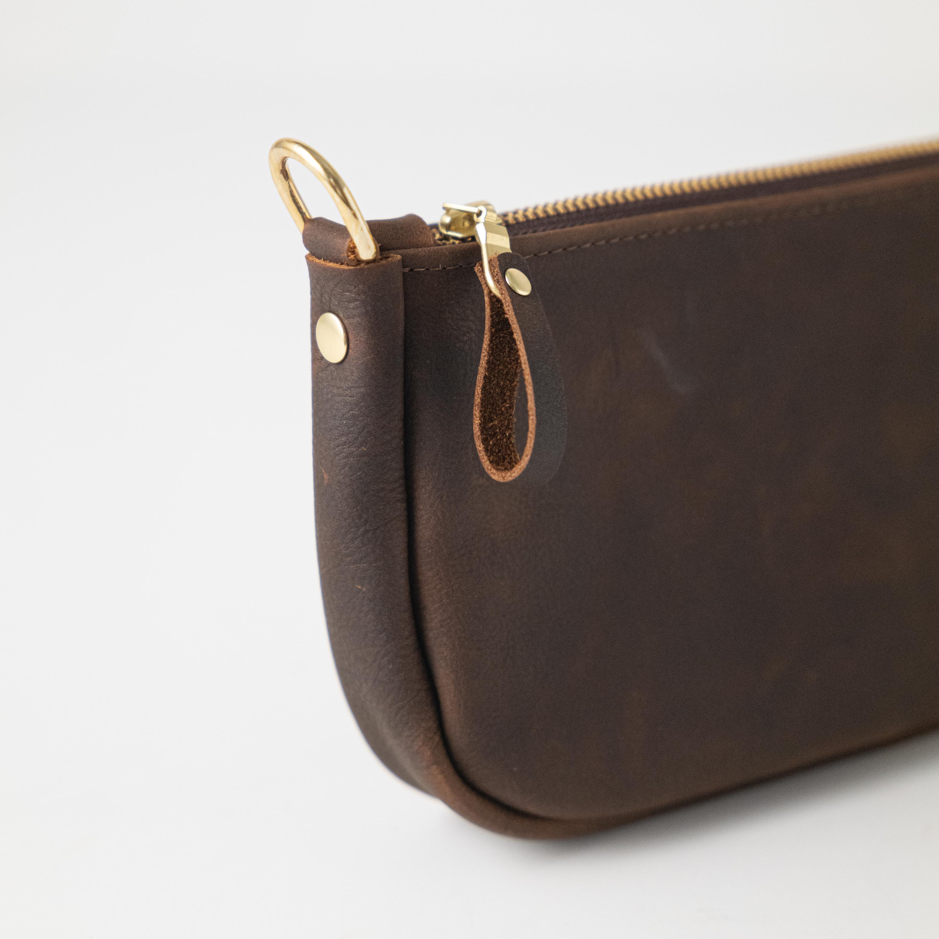 Scratch-and-Dent Brown Kodiak Mini Crossbody Bag
