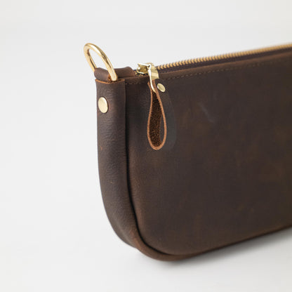 Scratch-and-Dent Brown Kodiak Mini Crossbody Bag