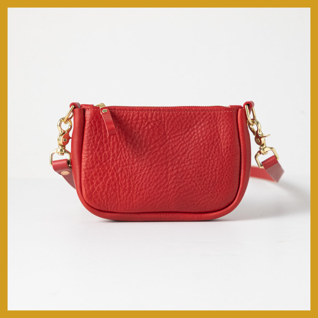 Scratch-and-Dent Red Cypress Mini Crossbody Bag
