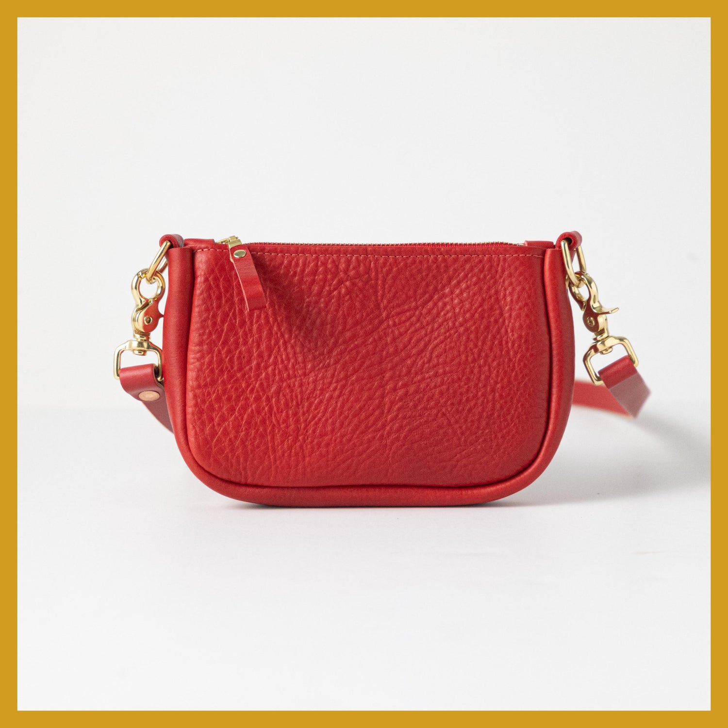 Scratch-and-Dent Red Cypress Mini Crossbody Bag