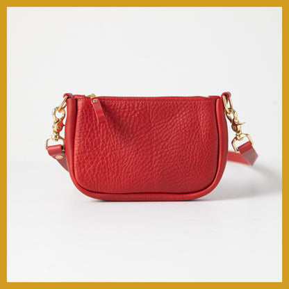 Scratch-and-Dent Red Cypress Mini Crossbody Bag