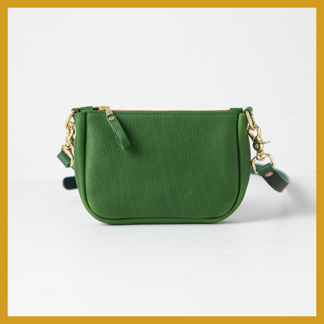 Scratch-and-Dent Leaf Cypress Mini Crossbody Bag