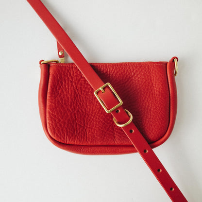 Scratch-and-Dent Red Cypress Mini Crossbody Bag