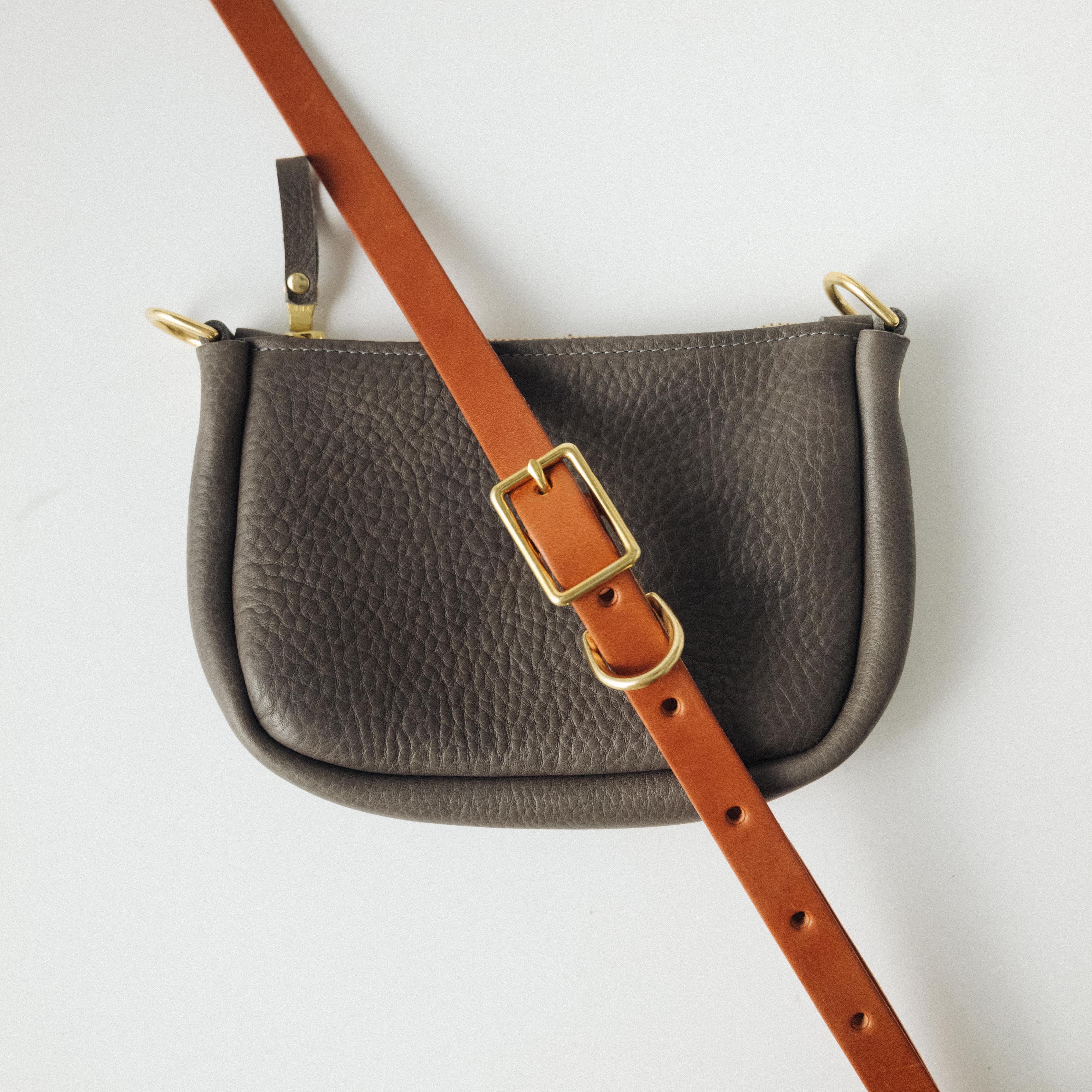 Scratch-and-Dent Grey Cypress Mini Crossbody Bag
