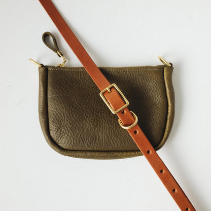 Scratch-and-Dent Olive Cypress Mini Crossbody Bag