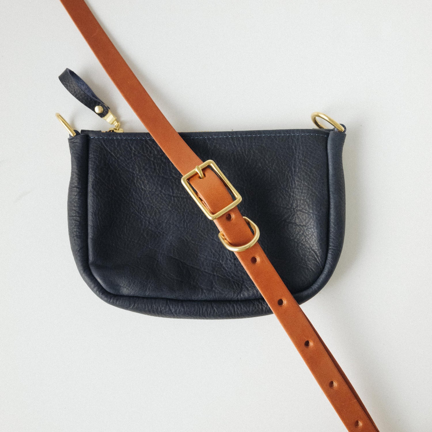 Scratch-and-Dent Navy Kodiak Mini Crossbody Bag