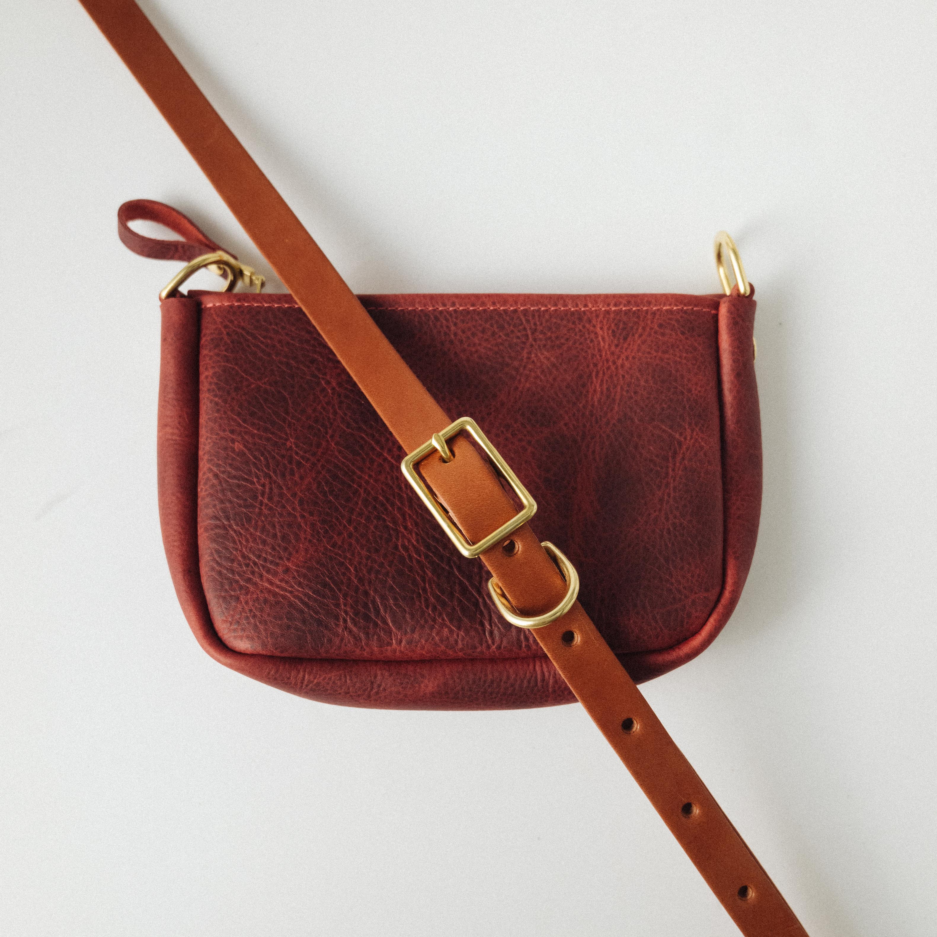 Scratch-and-Dent Red Kodiak Mini Crossbody Bag