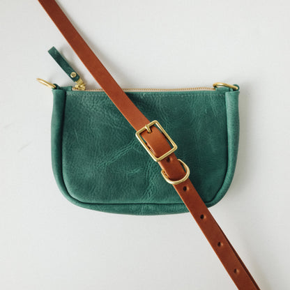 Scratch-and-Dent Teal Kodiak Mini Crossbody Bag