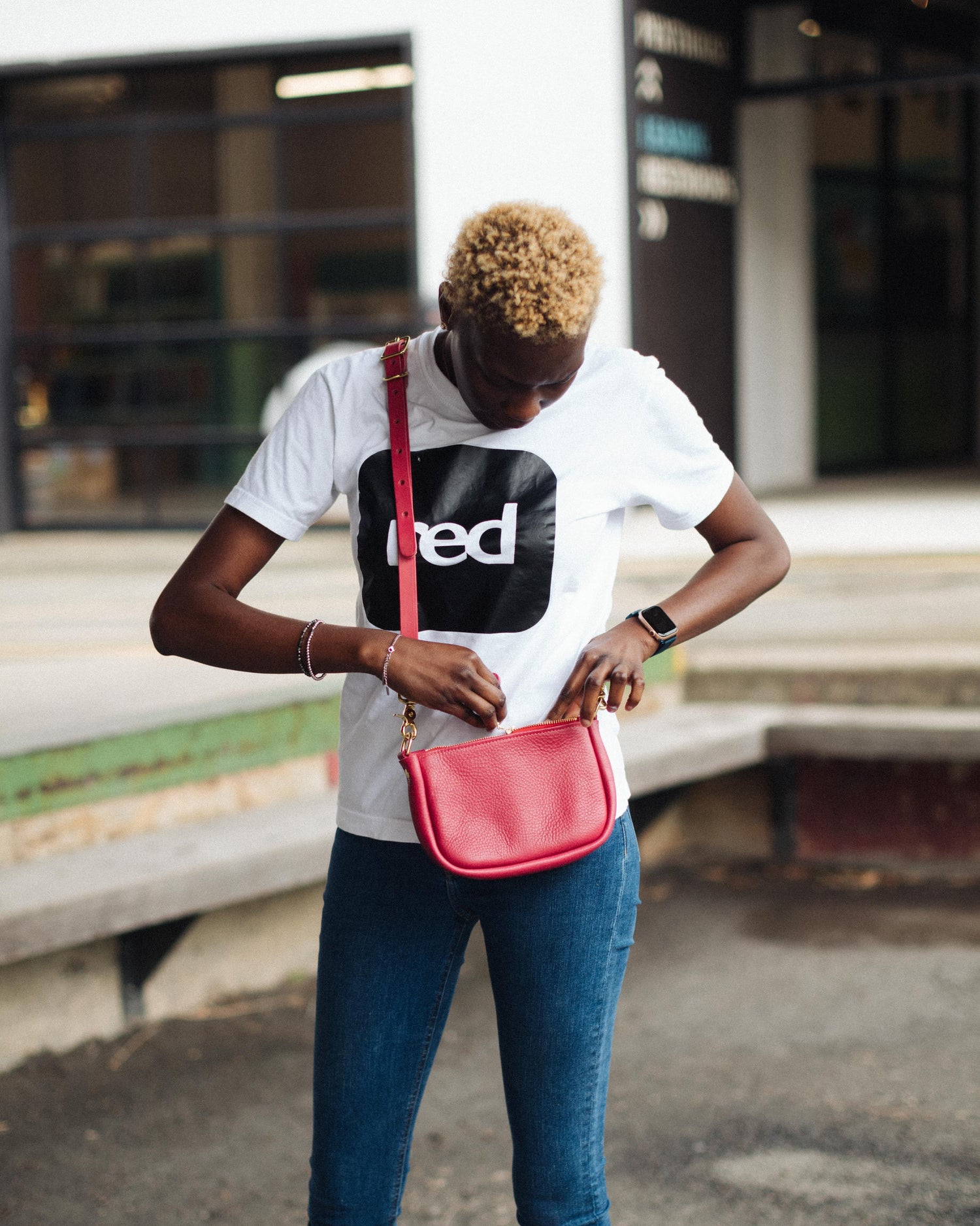 Scratch-and-Dent Rose Cypress Mini Crossbody Bag