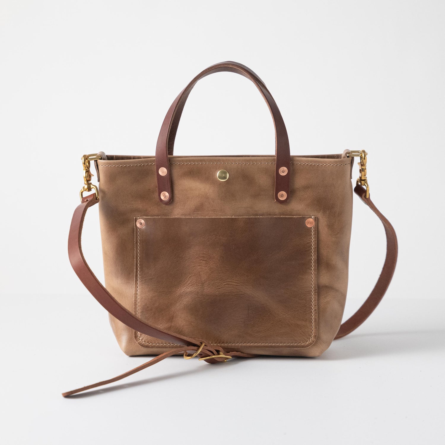 Natural Chromexcel Mini Travel Tote
