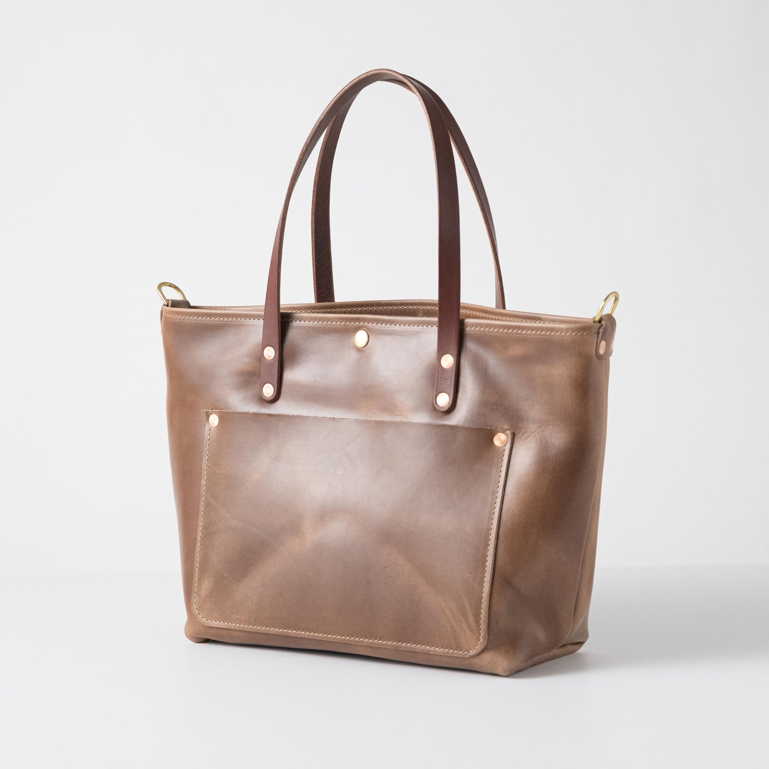 Natural Chromexcel East West Travel Tote