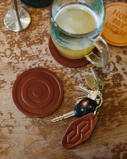 Target Leather Coaster