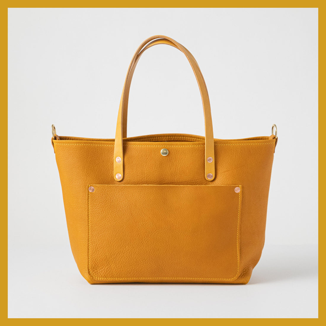 Scratch-and-Dent Marigold Cypress East West Travel Tote