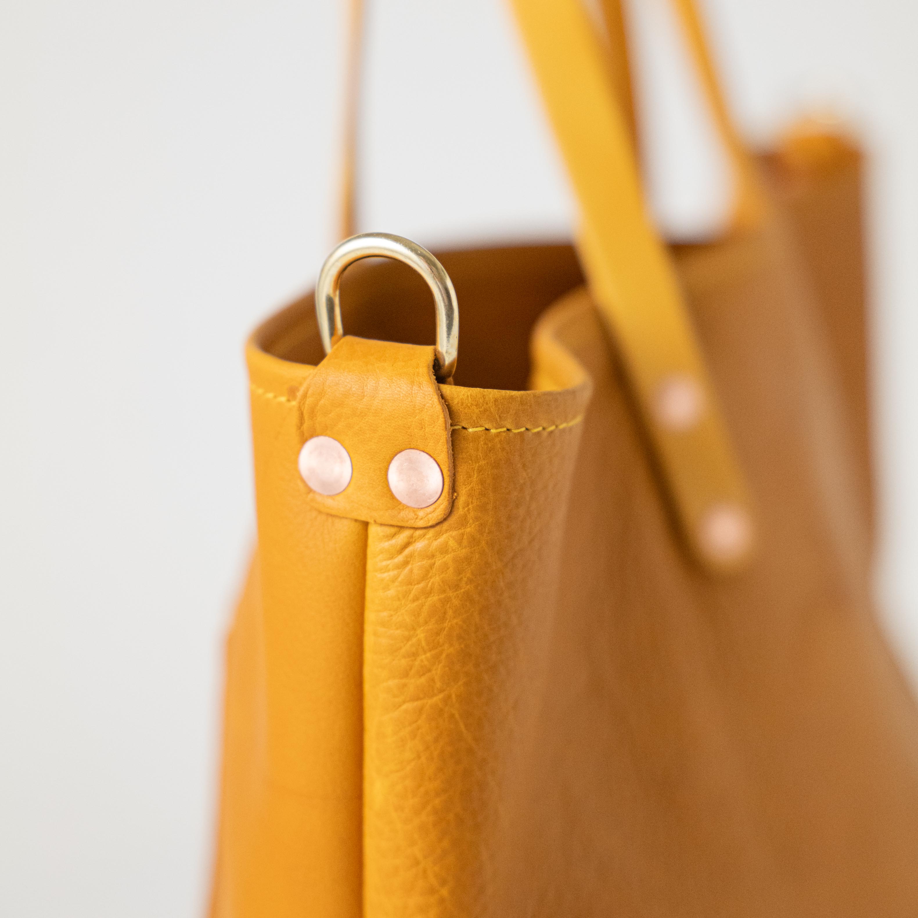 Scratch-and-Dent Marigold Cypress Market Tote