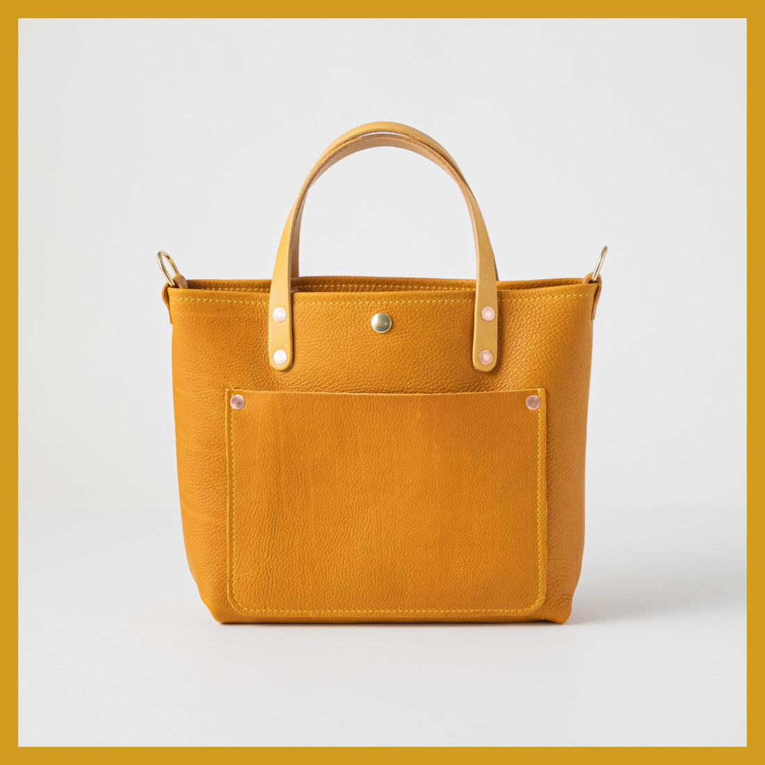 Scratch-and-Dent Marigold Cypress Mini Travel Tote