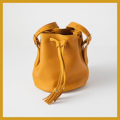 Scratch-and-Dent Marigold Cypress Bucket Bag