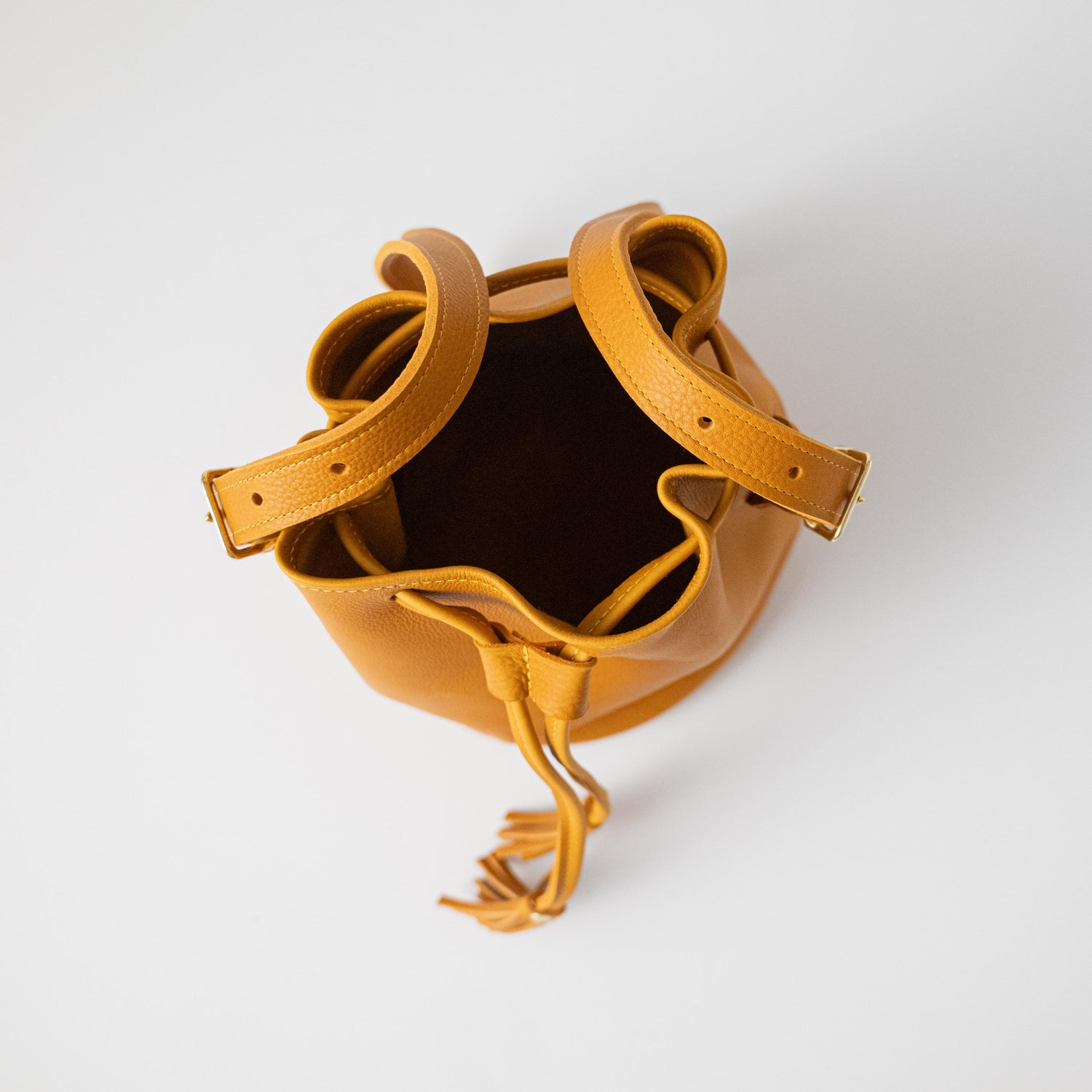Scratch-and-Dent Marigold Cypress Bucket Bag