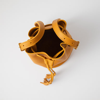 Scratch-and-Dent Marigold Cypress Bucket Bag