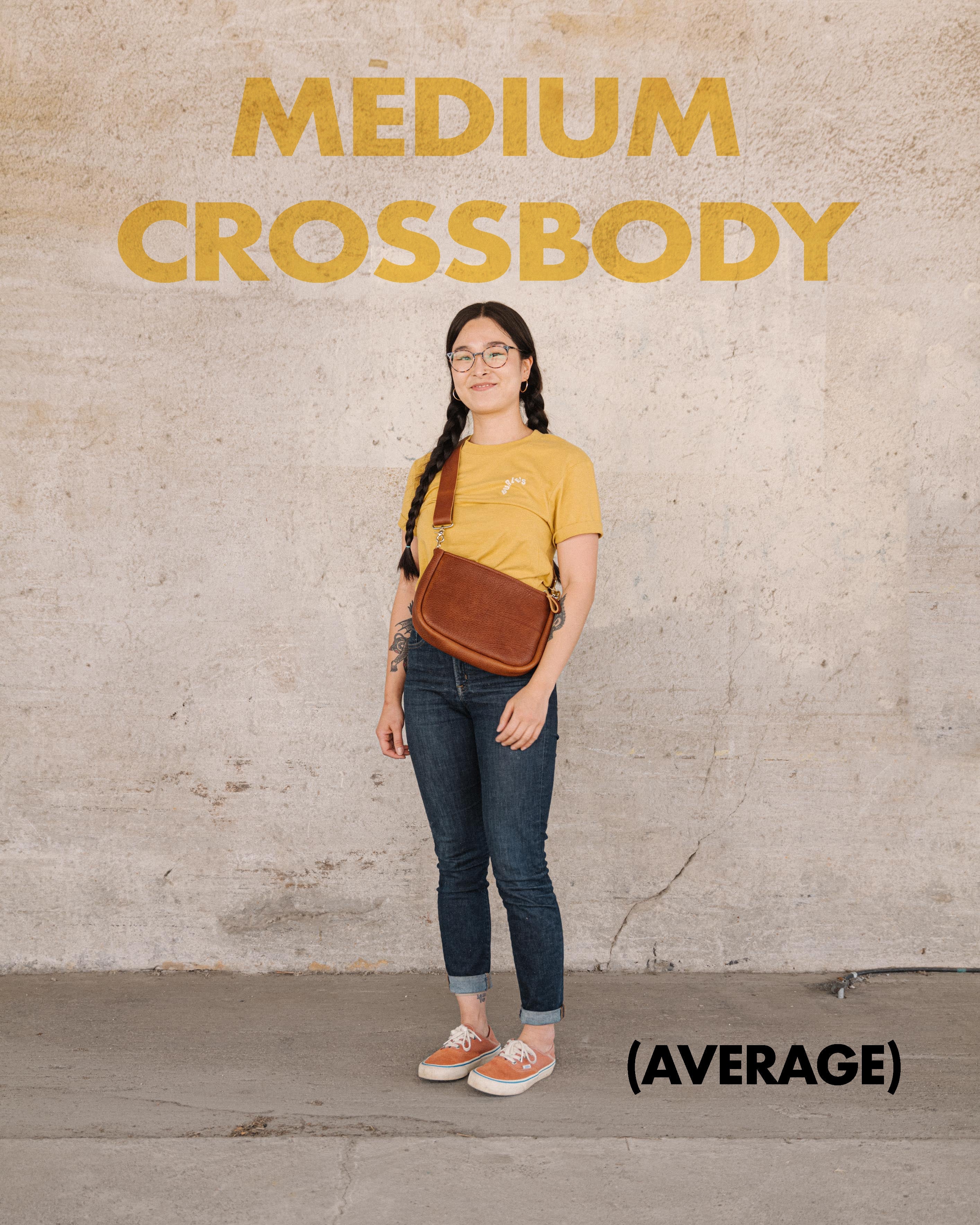 Scratch-and-Dent Marigold Cypress Medium Crossbody Bag