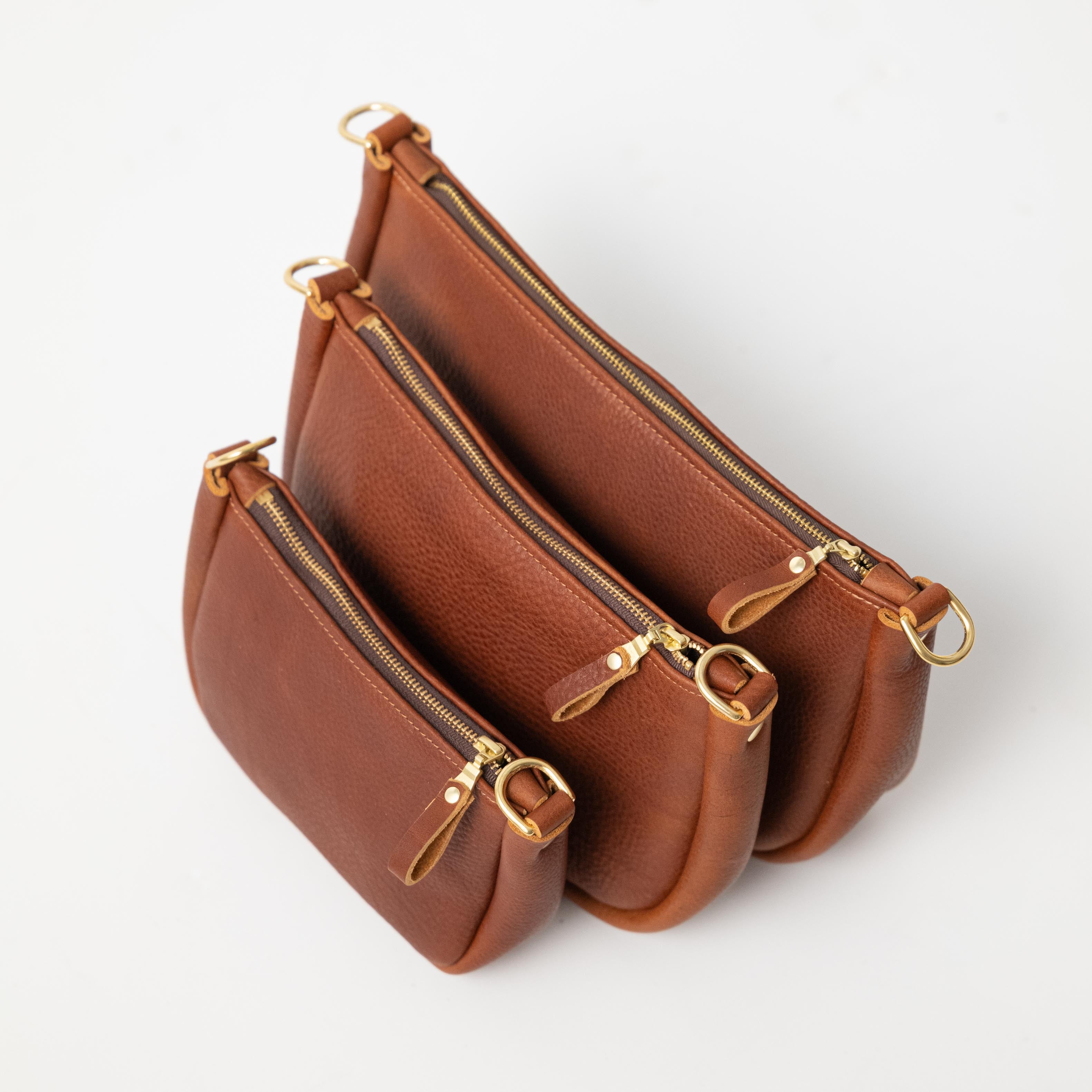 Scratch-and-Dent Tan Kodiak Medium Crossbody Bag