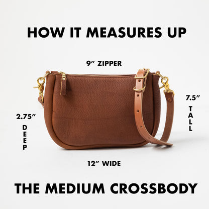 TOP SECRET Horween Medium Crossbody Bag