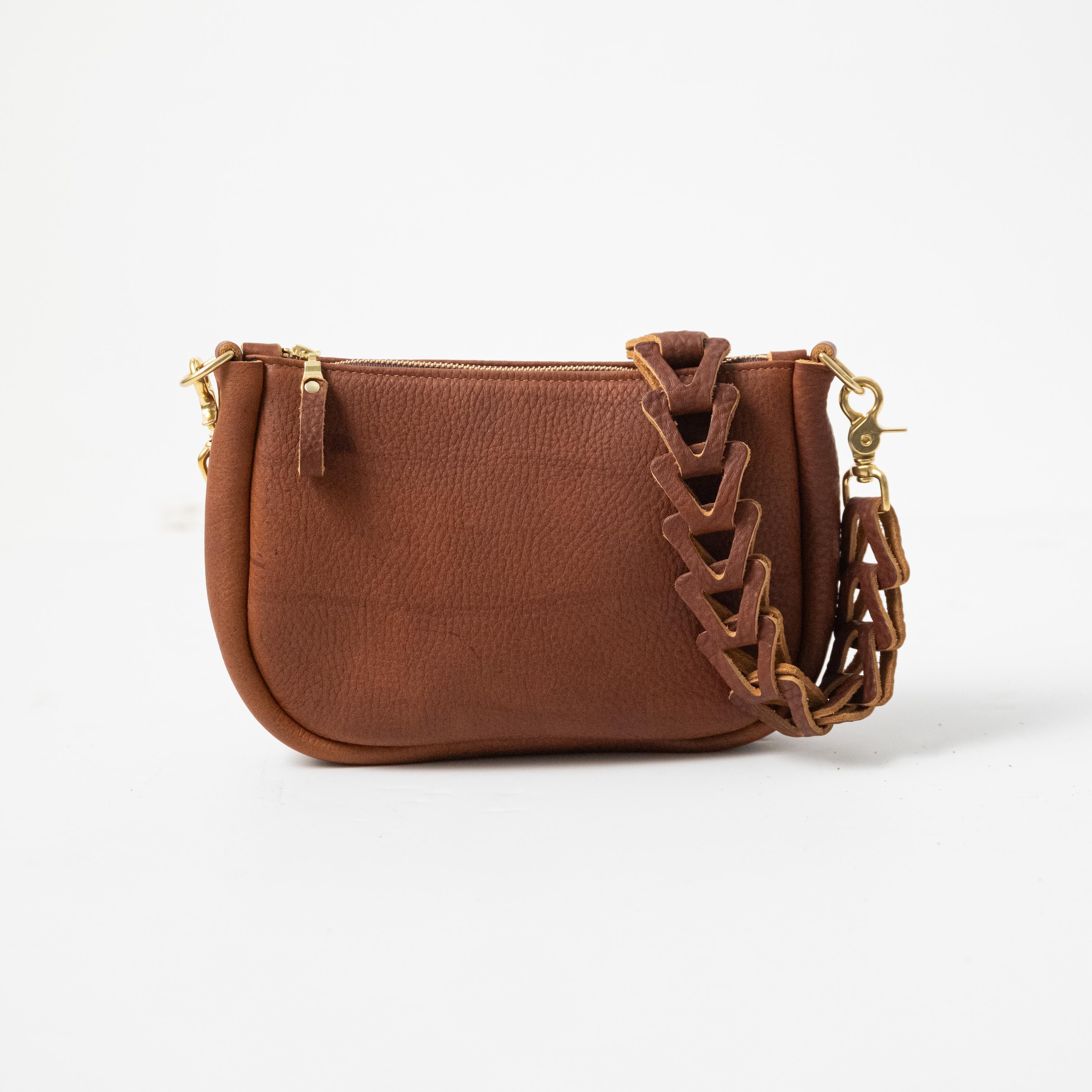 Brown Kodiak Medium Crossbody Bag