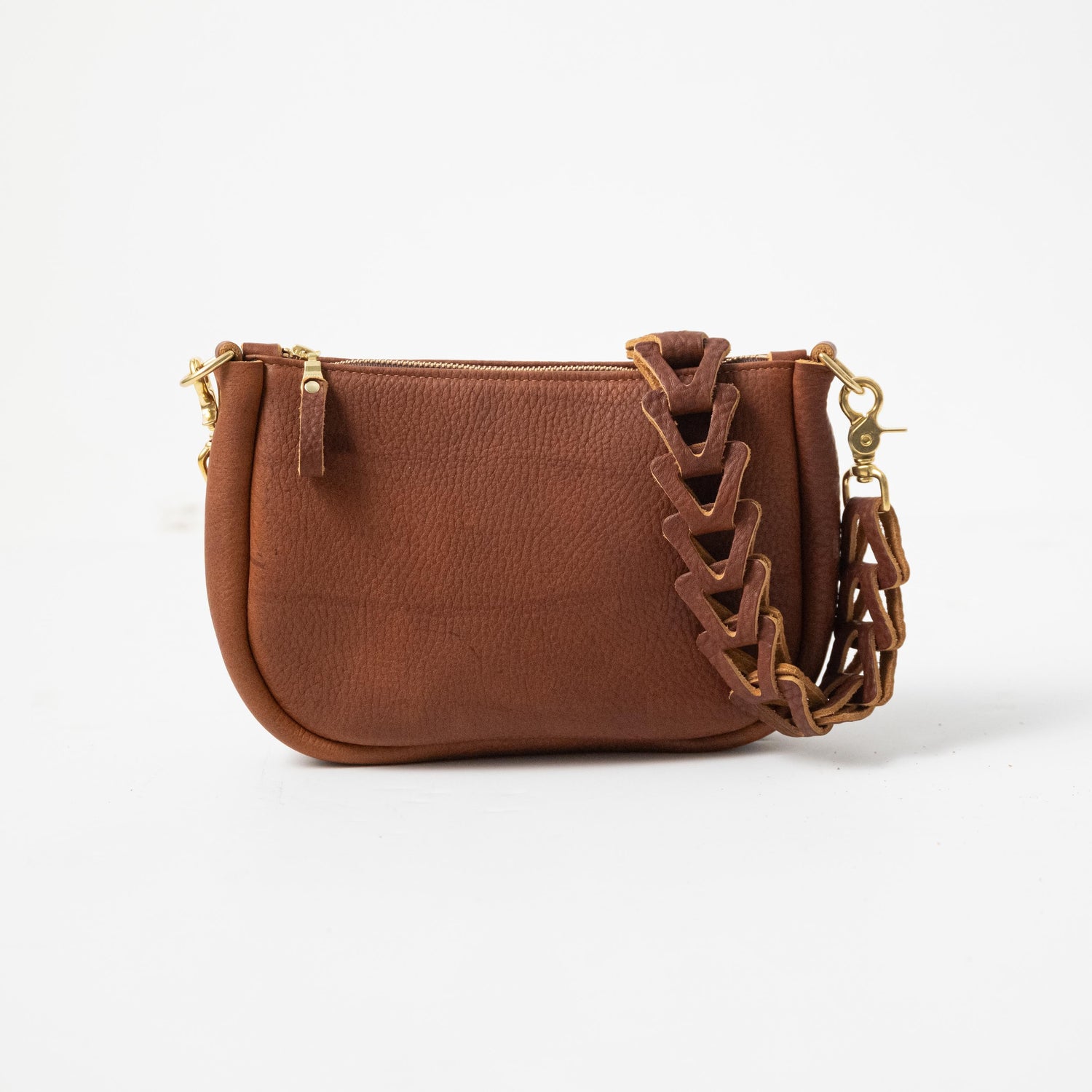 Olive Crunch Medium Crossbody Bag