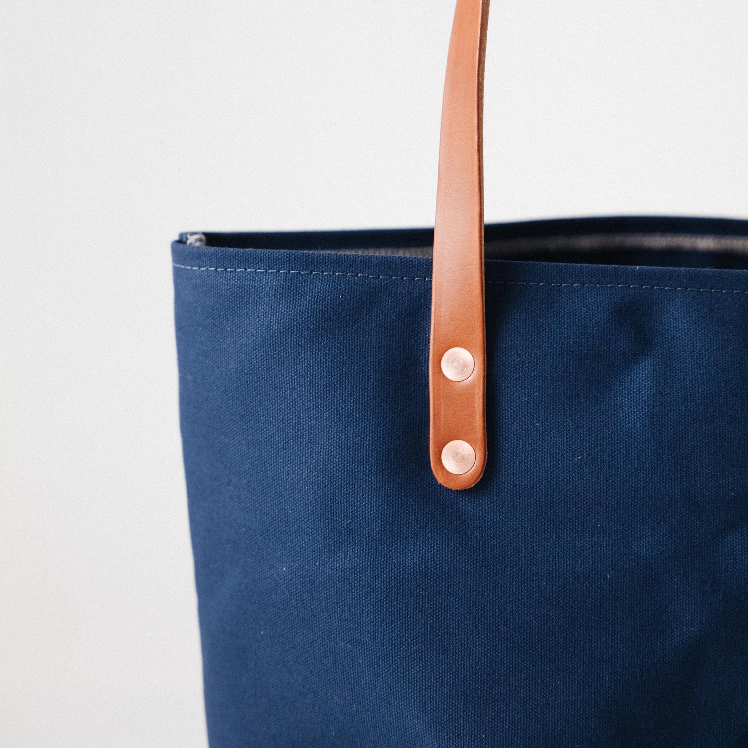 Navy Canvas Tote