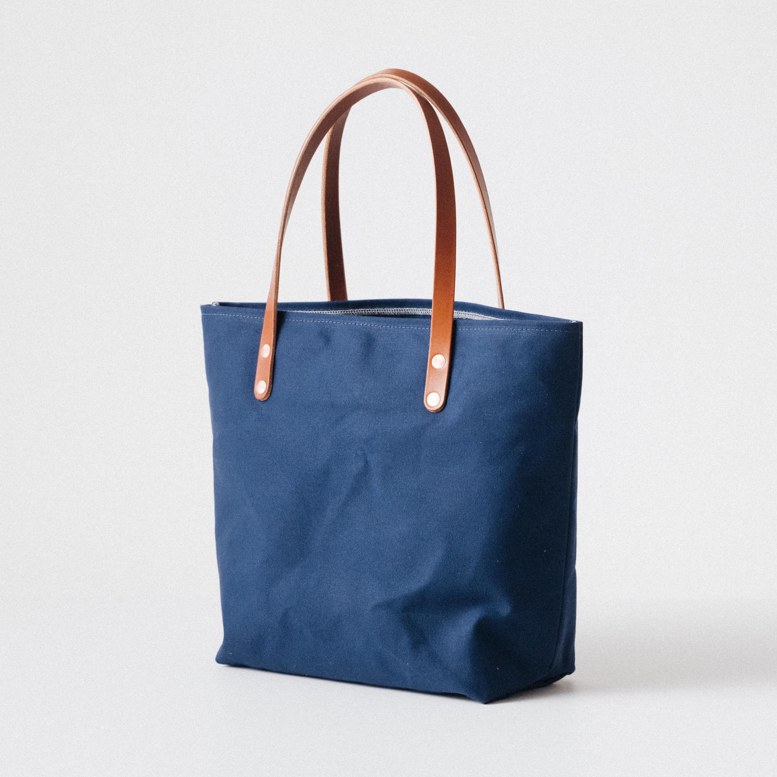 Navy Canvas Tote