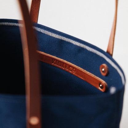 Navy Canvas Tote