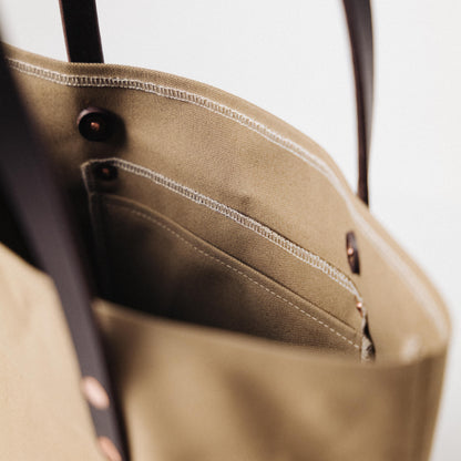 Field Tan Canvas Tote