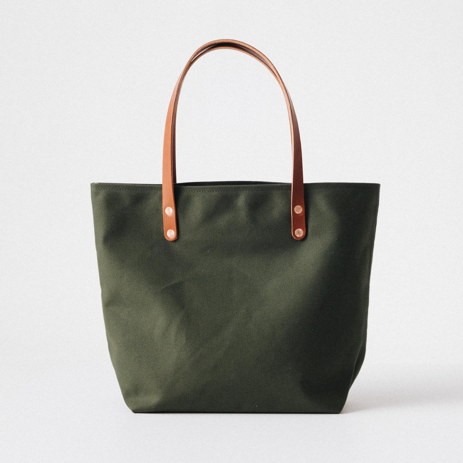 Green Canvas Tote – KMM - Main Image