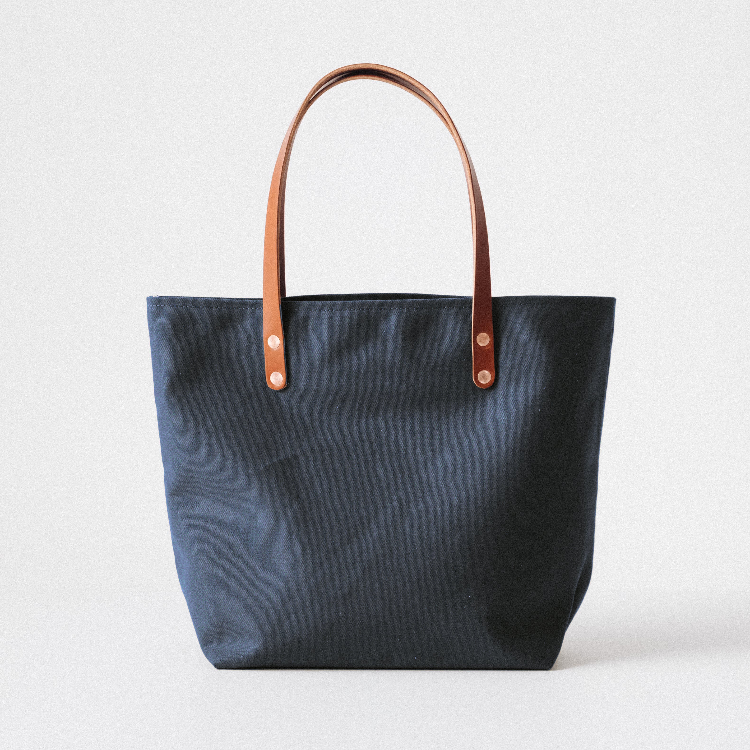 Heather Blue Canvas Tote