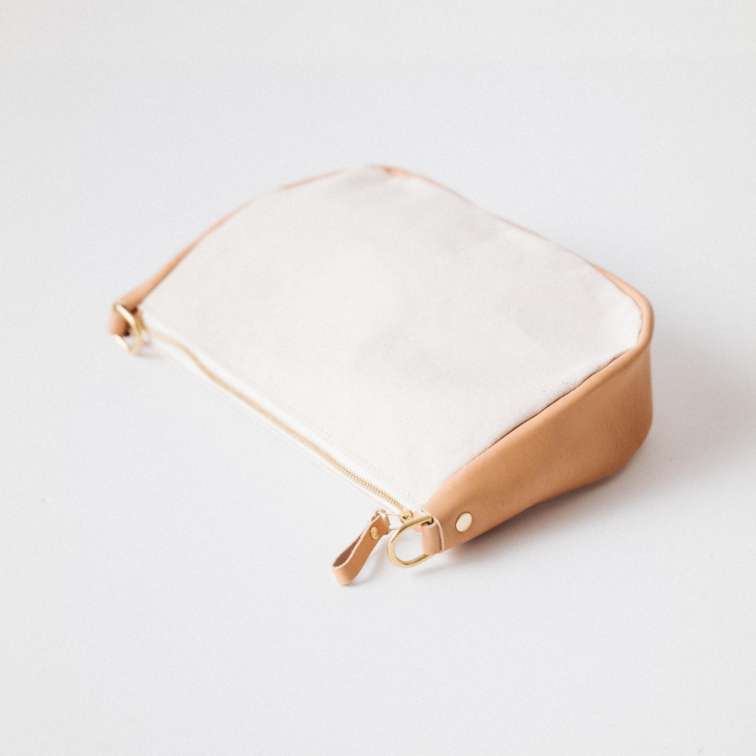 Natural Canvas Crossbody Bag