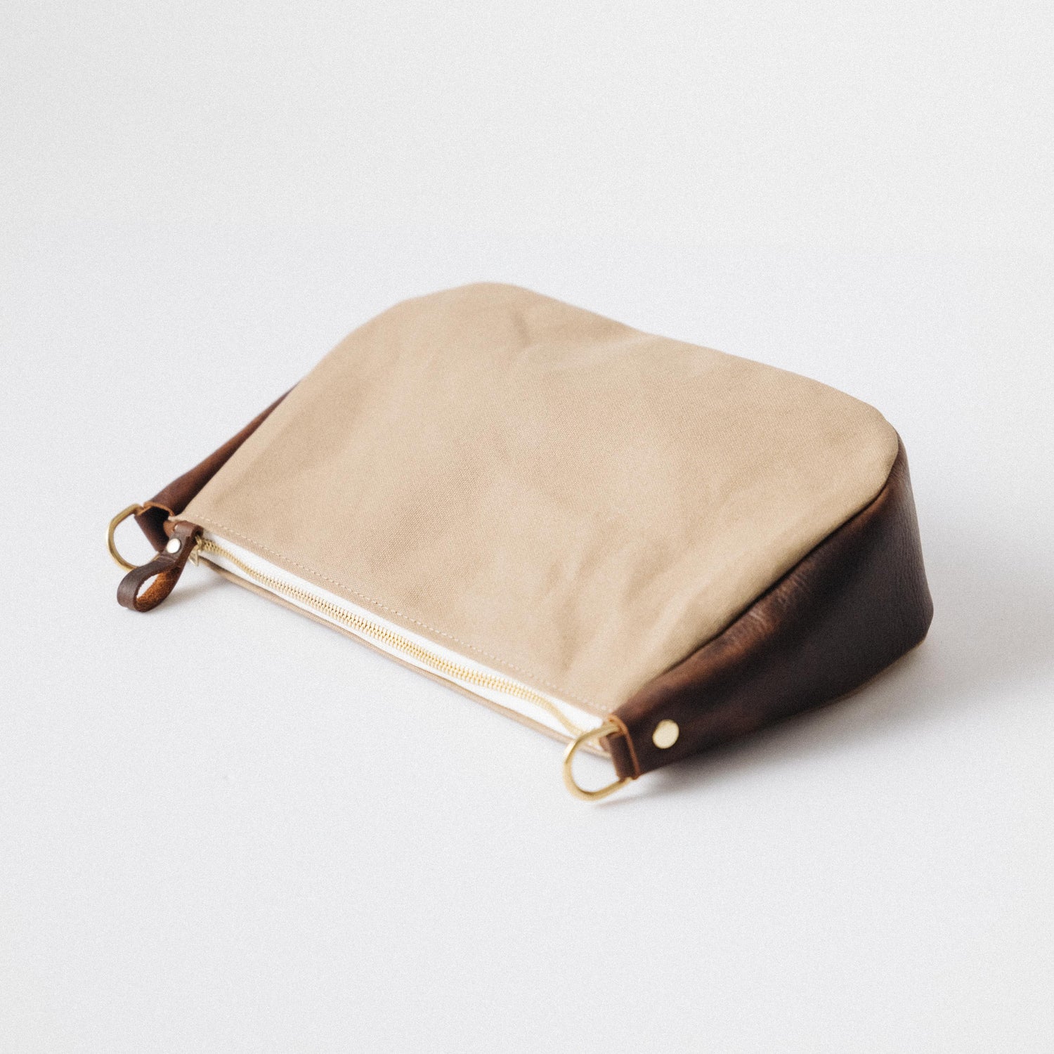 Field Tan Canvas Crossbody Bag