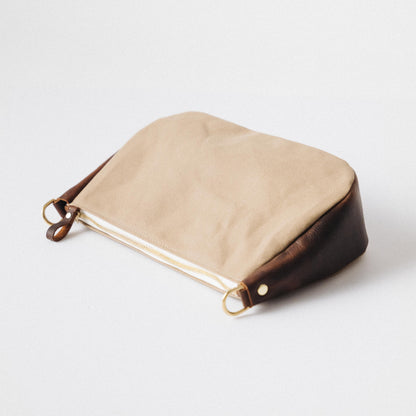 Field Tan Canvas Crossbody Bag