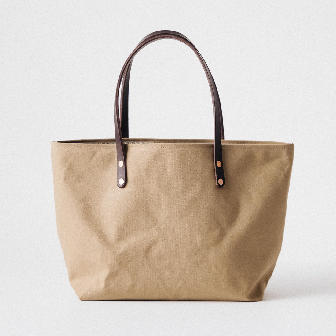 Field Tan Canvas East West Tote