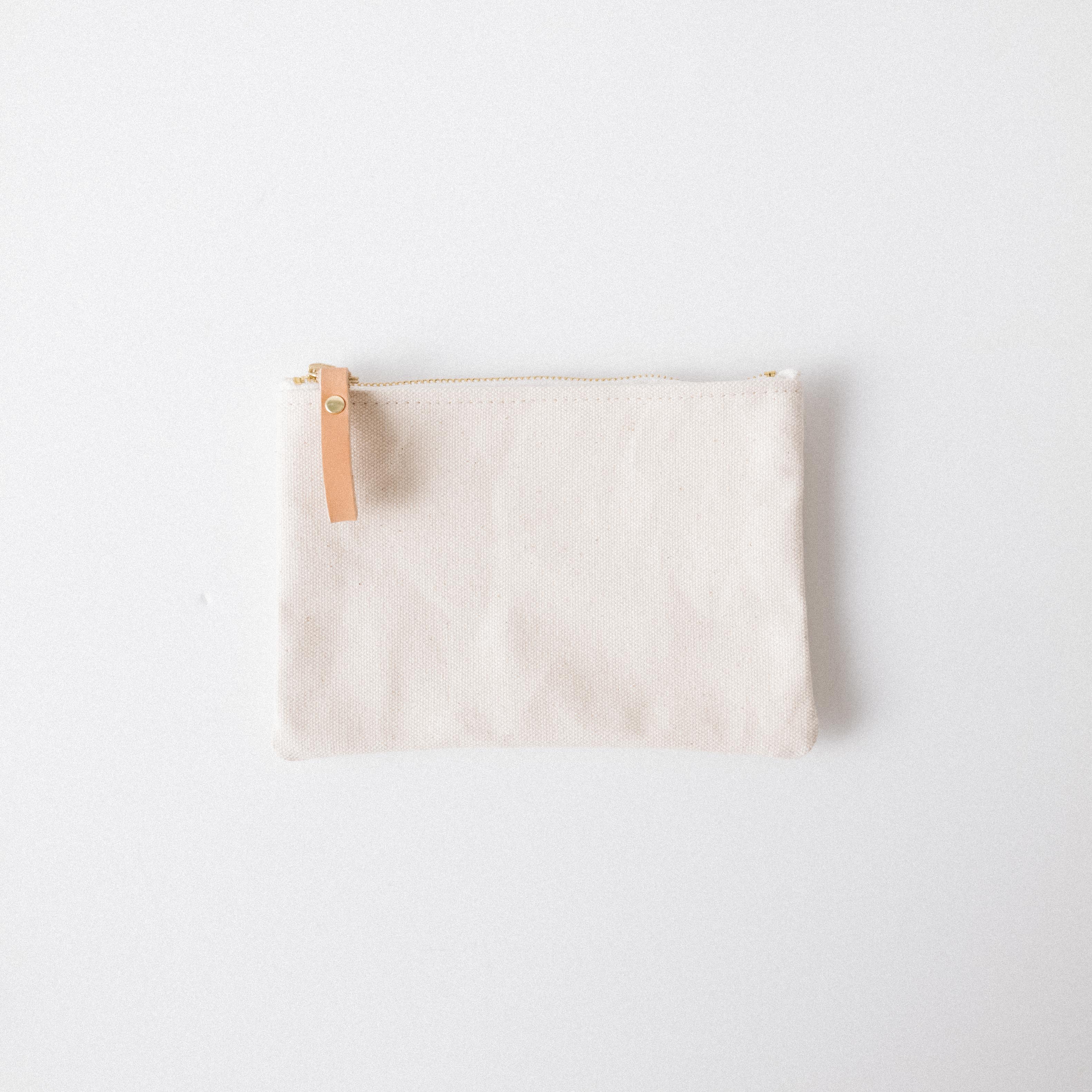 Canvas Zip Pouch