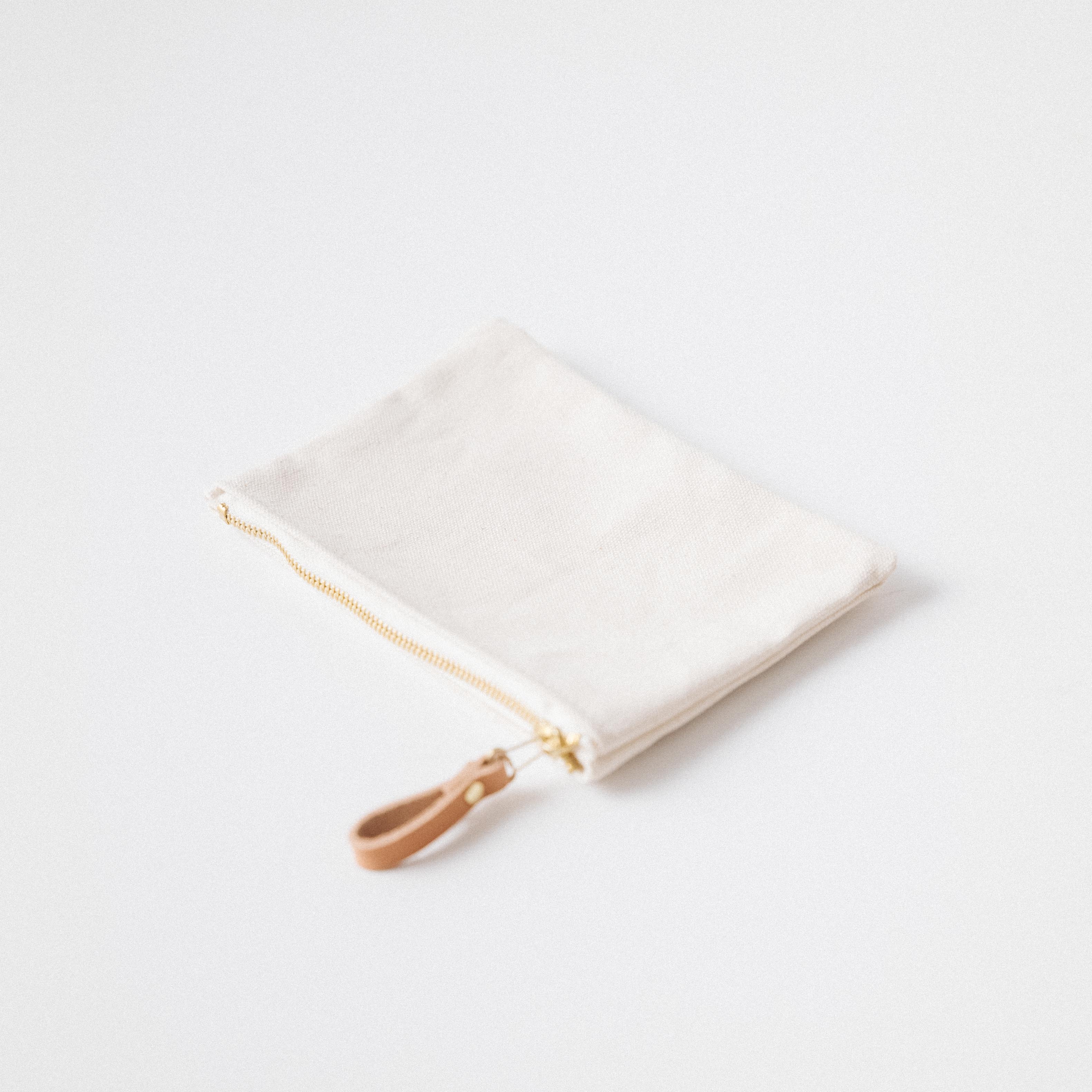 Canvas Zip Pouch