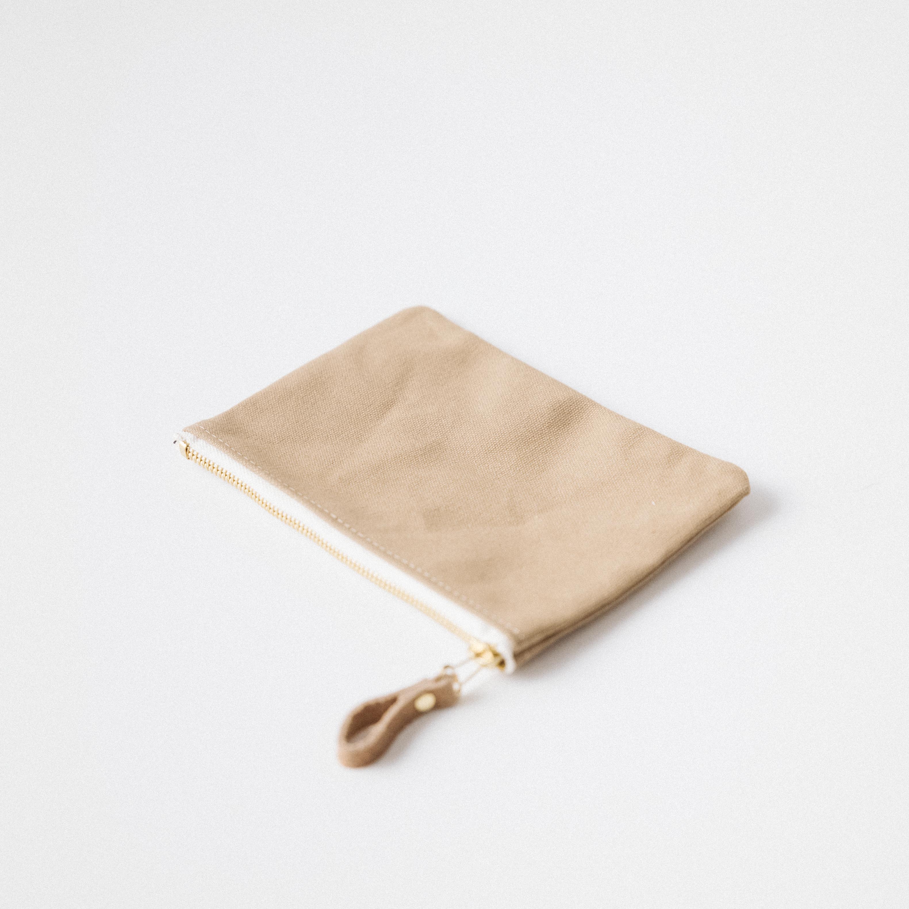 Canvas Zip Pouch