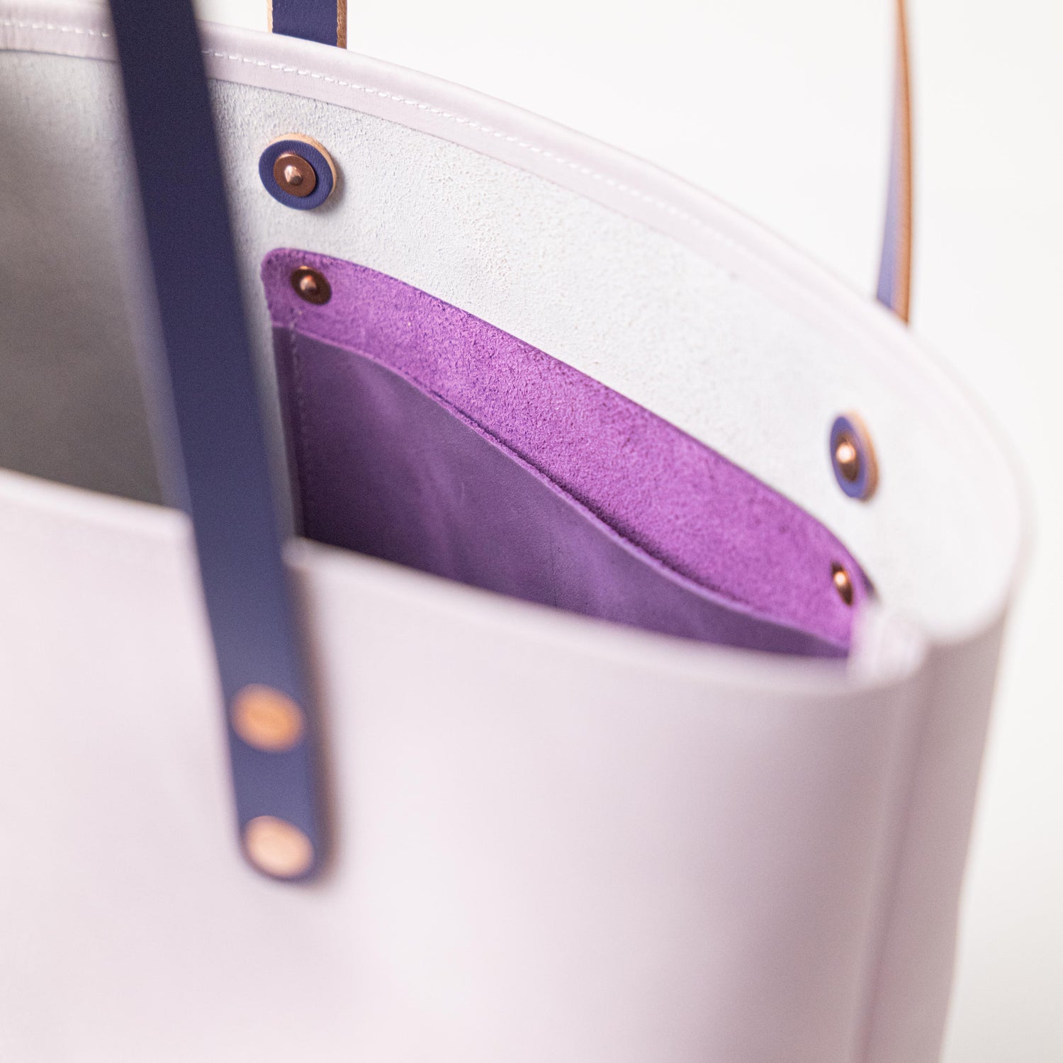 Scratch-and-Dent Pearl &amp; Amethyst Panel Tote