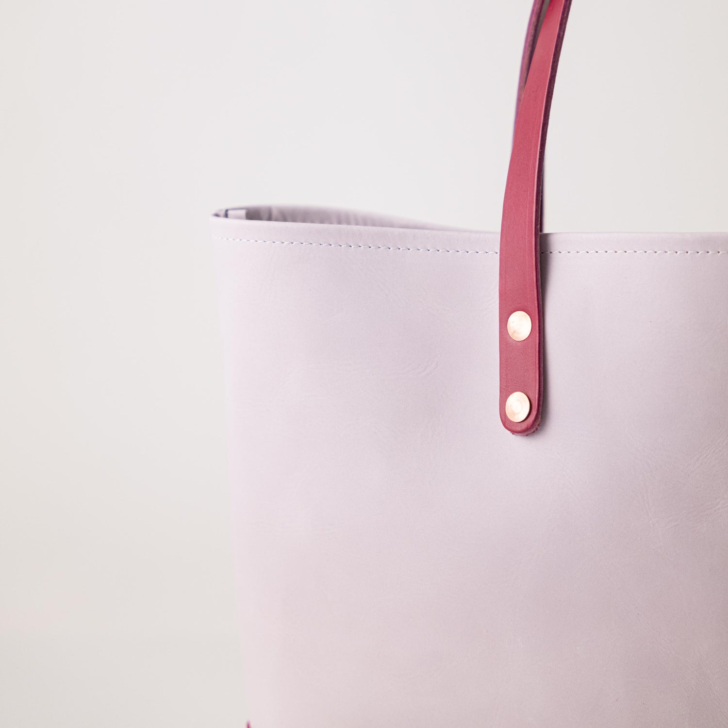 Scratch-and-Dent Pearl &amp; Pink East West Panel Tote