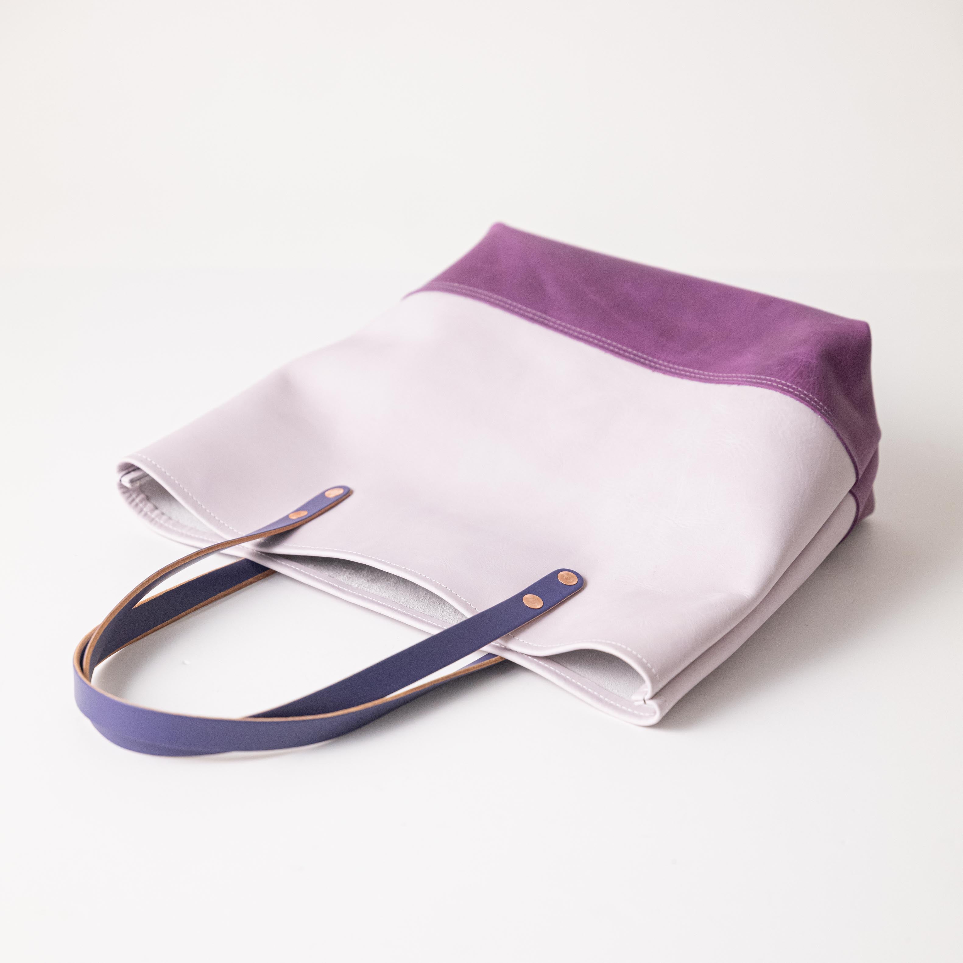 Scratch-and-Dent Pearl &amp; Amethyst Panel Tote