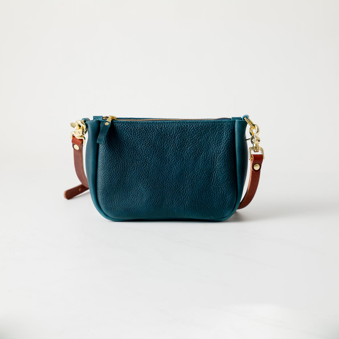 Dark Teal Bulldog Mini Crossbody Bag