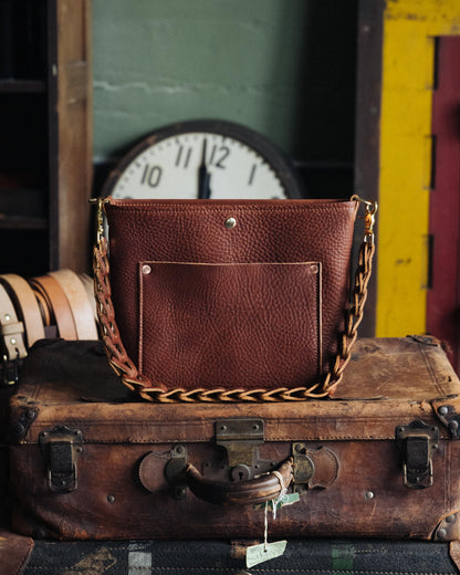 Olive Crunch Crossbody Travel Tote